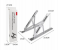 Laptop Stand Foldable Height Adjustable Laptop Stand,Aluminum Cooling Portable Laptop Stand and Suitable for All Laptops & MacBooks (Silver) 1 in UAE