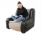 Inflatable Two-Tone Chair Sofa with Armrests Blow up Seat Game Room Lounger, Outdoor Camping Garden Couches Soft Plush Fabric for Adults Kids (Khaki) 1 in UAE