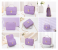 FN-Classic Crocodile Pattern Fashion Mini Shoulder Phone Bags with Chain Strap for Women - Purple 3 in UAE