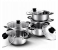 10 PCS Stainless Steel Stock pot Set with Cooltouch Handle 2 in UAE