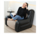 Inflatable Two-Tone Chair Sofa with Armrests Blow up Seat Game Room Lounger, Outdoor Camping Garden Couches Soft Plush Fabric for Adults Kids (Khaki) 6 in UAE