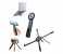 Magnetic Phone Tripod Stand, 3-in-1 Adjustable Holder for iPhone iPad Laptop, 8-Level Height & Angle, Portable Aluminum Alloy Desktop Stand, Compatible with 4-13” iPhone, 10-16” Laptops & Tablets 5 in UAE