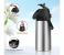 Airpot Coffee Carafe with Pump, Stainless Steel Insulated Thermal Carafe Coffee Dispenser for Hot/ Cold Beverages, 12 Hour Heat Retention 3 in UAE