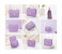 FN-Classic Crocodile Pattern Fashion Mini Shoulder Phone Bags with Chain Strap for Women - Purple 2 in UAE