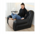 Inflatable Two-Tone Chair Sofa with Armrests Blow up Seat Game Room Lounger, Outdoor Camping Garden Couches Soft Plush Fabric for Adults Kids (Khaki) 3 in UAE