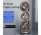 Three-head Foldable Plastic Desktop Fan USB Rechargeable Portable Outdoor Multi-speed Adjustable Light for Household RV 6 in UAE