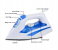 Silver Cerst 2200W Powerful Steam Iron With Ceramic Base Plate & Built-in Sprinkler, Smooth Glide Electric Clothes Press For Garment Care 5 in UAE