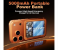 Oale Slim Magnetic Wireless Power Bank, 5000mAh 20W PD Fast Charging for iPhone Android-ORANGE 4 in UAE