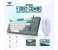 AULA F3061 Membrane Gaming Keyboard + Mouse Combo – Grey 1 in UAE