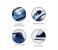 Silver Cerst 2200W Powerful Steam Iron With Ceramic Base Plate & Built-in Sprinkler, Smooth Glide Electric Clothes Press For Garment Care 4 in UAE