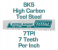 TOTAL 12-Inch Pruning Saw, SK5 High Carbon Steel, 7TPI Triple Edge Teeth with Protective PP Shell, Professional Garden Hand Tool, THPS3008 4 in UAE