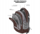 Para John PJSB6009A14 14-Inch Multi-Compartment School Backpack with Front Organizer Pocket, Side Mesh Pockets & Comfort Straps Coffee Brown 4 in UAE
