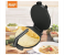 RAF 1400W Electric Roti Maker 10 inch, Double-sided Heating Chapati Maker Crepe Machine, Non-stick Coating Roti Press Tortilla Maker, Anti-scalding Handle and Indicator Lights, Adjustable Temperature R-567 2 in UAE