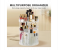 360 Degree Rotating Adjustable Cosmetic Storage Makeup Organizer with 8 Layers Capacity 6 in UAE