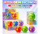 Pressable Spinning Ball Fidget Toy – Smooth Press-to-Spin Sensory Toy | 4-Color Mixed Pack 2 in UAE