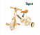 3-in-1 Kids Balance Bike with Pedals & Training Wheels, Toddler Bicycle Learning Bike for Boys & Girls 2-5 Years, Adjustable Seat, Lightweight Kids Ride On Training Bike, Beginner Pedal Balance Bicycle for Indoor Outdoor Play, Stable Toddler Learning Bike Toy - Beige 1 in UAE