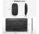 Ultra-Slim Bluetooth Keyboard Portable Mini Wireless Keyboard Rechargeable for Apple iPad iPhone Samsung Tablet Phone Smartphone iOS Android Windows (10 inch black) 6 in UAE