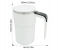  Self Stirring Magnetic Coffee Mug | Automatic Self Stirring Coffee Mug with Stainless Steel Inner | Automatic Stirring Mug for Coffee, Milk, Cocoa & Drinks 4 in UAE