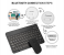 Ultra-Slim Bluetooth Keyboard Portable Mini Wireless Keyboard Rechargeable for Apple iPad iPhone Samsung Tablet Phone Smartphone iOS Android Windows (10 inch black) 5 in UAE