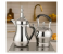 Denx Dx3410 Saudi Coffee Dallah & Electric Tea Kettle Set 1L Dallah 1.2L Kettle Stainless Steel Dual Heating Base With Digital Control Auto Shut-Off 2 in UAE