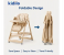 Newborn High Chair KD505 Metal Frame High Quality beigue 8 in UAE