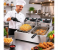  DENX DX4003 Double Tank Electric Deep Fryer, Stainless Steel, with Temperature Control, for Restaurant, French Fries & Fast Food 5 in UAE