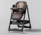 Newborn High Chair KD505 Metal Frame High Quality BROWN 2 in UAE
