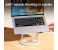 360 All-Metal Rotatable Laptop/Tablet Stand Foldable Height-Adjusting Heat-Dissipating Multi-Functional 5 in UAE