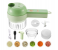 Generic 4 In 1 Handheld Electric Vegetable Cutter Set - Green 1 in OMAN