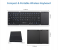 Foldable Bluetooth Keyboard with Touchpad Portable Wireless (Sync Up to 3 Devices), Rechargeable Mini Wireless Bluetooth Tri-Folding Keyboard for Android iOS Windows Tablets 8 in UAE