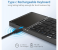 Foldable Bluetooth Keyboard with Touchpad Portable Wireless (Sync Up to 3 Devices), Rechargeable Mini Wireless Bluetooth Tri-Folding Keyboard for Android iOS Windows Tablets 7 in UAE