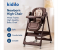 Newborn High Chair KD505 Metal Frame High Quality BROWN 1 in UAE
