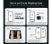 DENX DX1717 Smart Bluetooth Body Weight Scale with Body Composition Analyzer, BMI, Body Fat Monitor, Digital LCD Display, Ultra Slim Glass Design, App Connectivity (Up to 180 kg) 4 in UAE