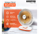Geepas GRH9548 950W Halogen Stand Heater, White & Orange 3 in KSA