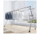 Folding Drying Rack Clothes Rack Floor-to-Ceiling Folding Indoor and Outdoor Stainless Steel Household Clothes Drying Rod,X-Frame Design Clothes. 1 in UAE