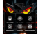 Led Eyes For Car - 2027 New Solar Demon Eye Led Car Wireless Window Light, Devil Eye Light For Windshield Suction Cup Dynamic Windshield Ambient Lamp Solar 4 in UAE
