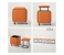  5 Pcs Rolling Stools for Coffee Table Space-Saving 360° Rotating PU Cush & Iron e Ideal for Living Room Modern Design 5 in UAE