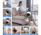 Cordless Knee Massager with 9 Level Heat, Vibration, Massage, Knee Pain Relief for Swelling Stiff Joints, Stretched Ligament and Muscles Injuries, Adjustable Straps,Red Light Physiotherapy Massage Suit for Family 4 in UAE