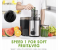 DENX Electric Juicer Machine 800W For Fruits and Vegetables, Powerful Centrifugal Fruit & Vegetable Juice Extractor with Wide Mouth Feed Chute, 500ml Capacity, Stainless Steel Filter, DX2071 2 in UAE