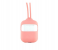 Soft Silicone Capsule Airpods Case with Strap Set - Rose 1 in KSA