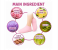 Moisturizing Gel Socks with Rose Oil, Pack of 1 (Free Size, pink) 3 in UAE