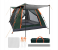 4 Door Automatic Tent for 6 Persons 240 x 240 x 155 cm Oxford Cloth 4 in UAE