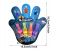 4pcs Halloween Projection Finger Lights, LED Finger Projector Rings, A | Mini Colorful Flashing Halloween Finger Projector Lights, Halloween Party 4 in UAE