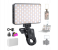 LED Camera Fill Light Portable Rechargeable Selfie Clip-On Light with 3 Modes for Vlogging, Video Recording & Photography - Black & White 1 in UAE
