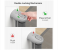 Retractable Safety Gate for Babies and Pets – One-Handed Silent Roll-Up Stair Gate, Child Safety Barrier for Home, Stairs, Doorways, and Hallways 5 in UAE