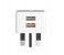 Vidvie PLB-106 2.4A 3 Pin Adapter with Micro Cable for Smartphone - White 1 in UAE