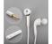 J5 In-Ear 3.5mm Stereo Earphone With Mic & Volume Control - White 4 in UAE