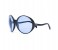 Emilio Pucci EP 30 01V Oversize Black Frame & Blue Mirrored Sunglasses for Women 1 in UAE