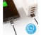 Promate LinkMate-U2M Heavy Duty Mesh Armored Micro-USB Sync & Charge Cable - Black 5 in UAE