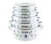 10 Pieces Casserole Set with Glass Cover JA185-2 2 in UAE